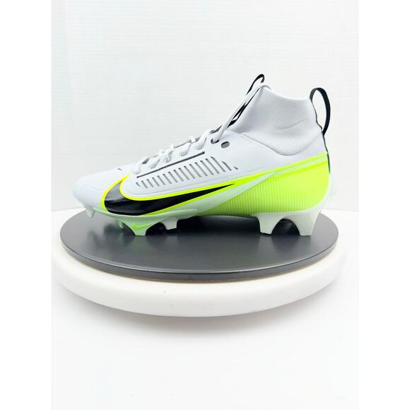 Nike Vapor Edge Pro 360 2 Mens Sz 13.5 Platinum Green Football Cleats DA5456-004